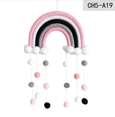 Woven Rainbow Hanging Decoration